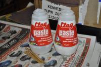Good ole clag for the paper mache